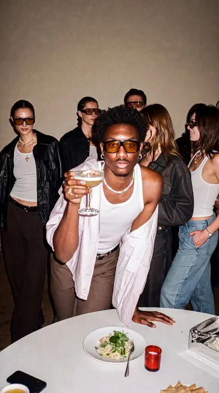 Frame from a brand campaign produced by the studio